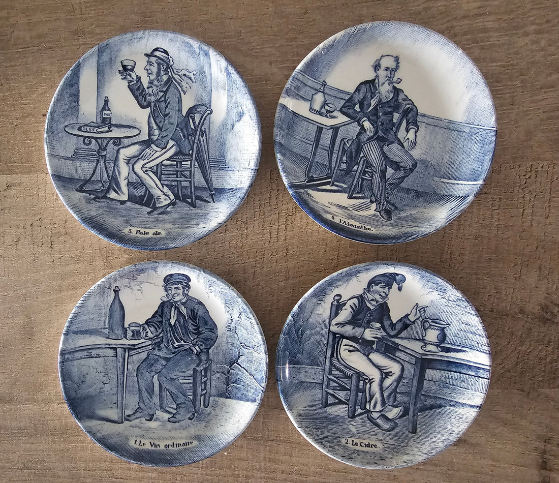 Boch Delfts blauwe bordjes 11 cm