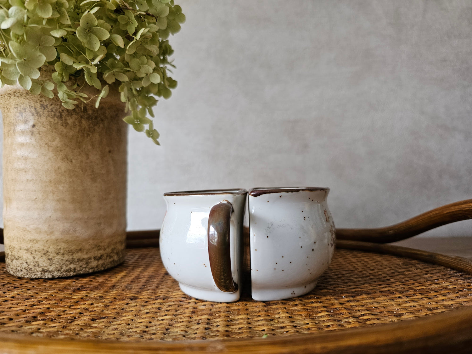 Vintage wildflower halve ronde kopjes – Het is Vintastisch