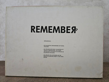 Vintage Hema Remember 1987 geheugenspel memory