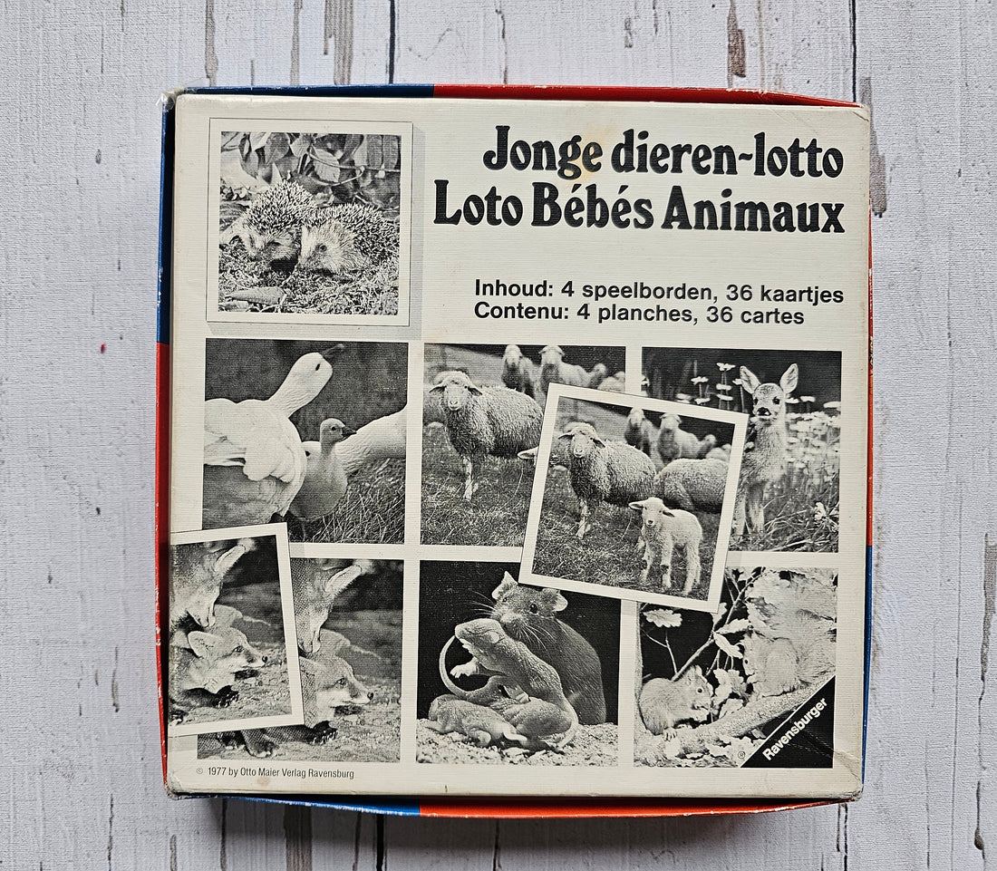 Ravensburger jonge dieren lotto 1976