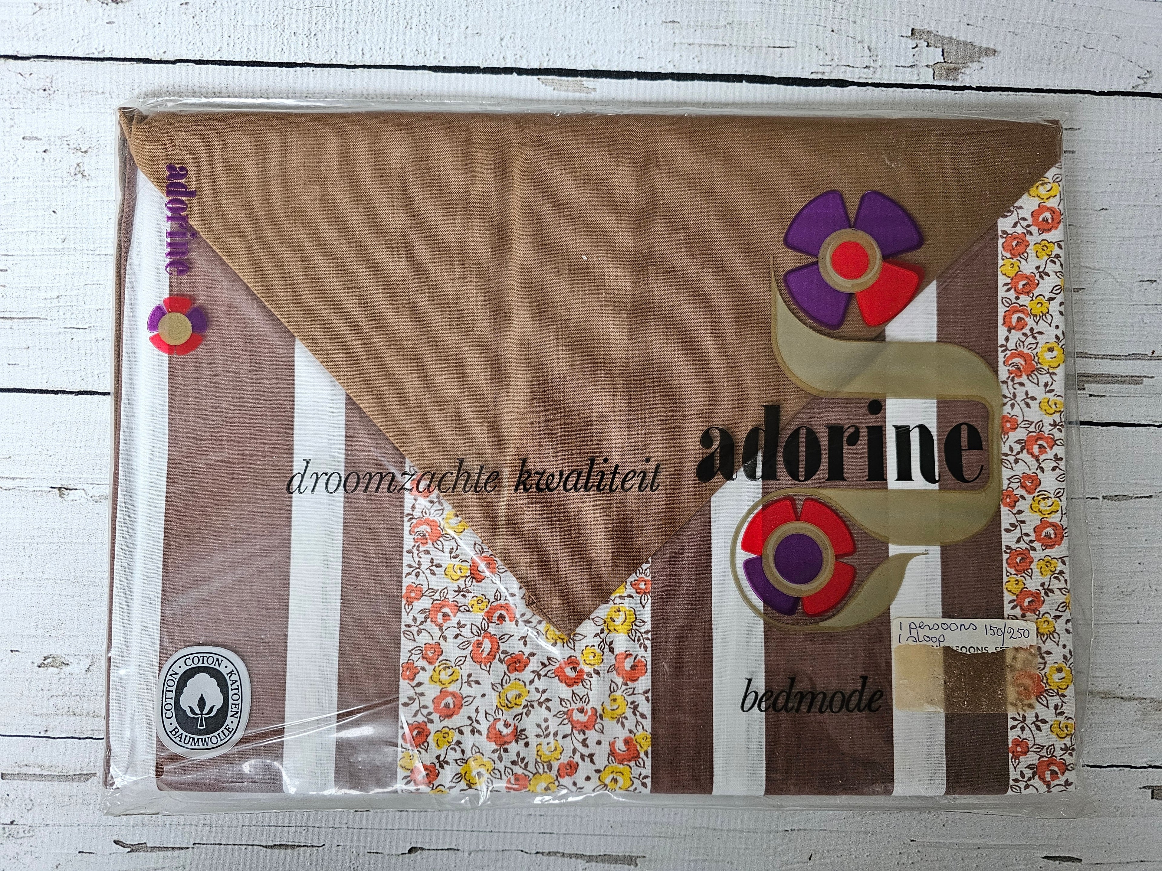 Vintage Adorine laken + kussensloop