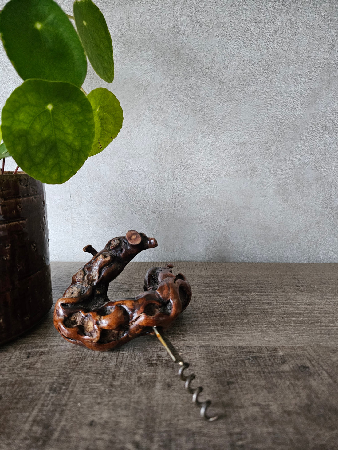 Wortelhouten kurkentrekker