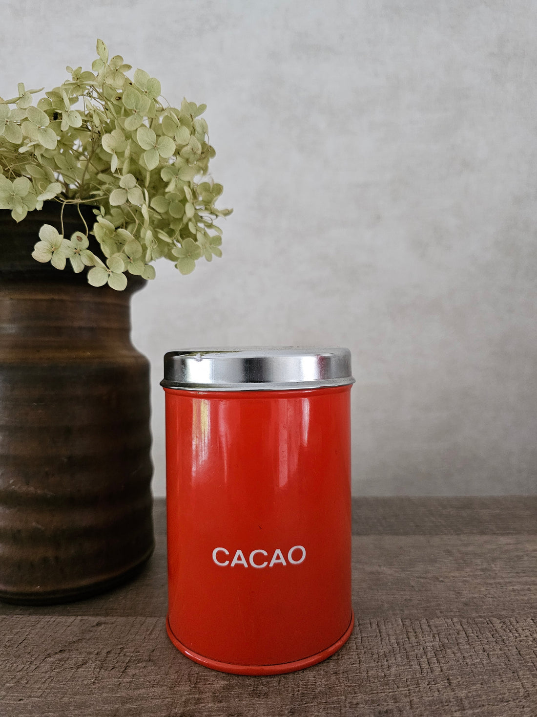 Brabantia oranje blik cacao