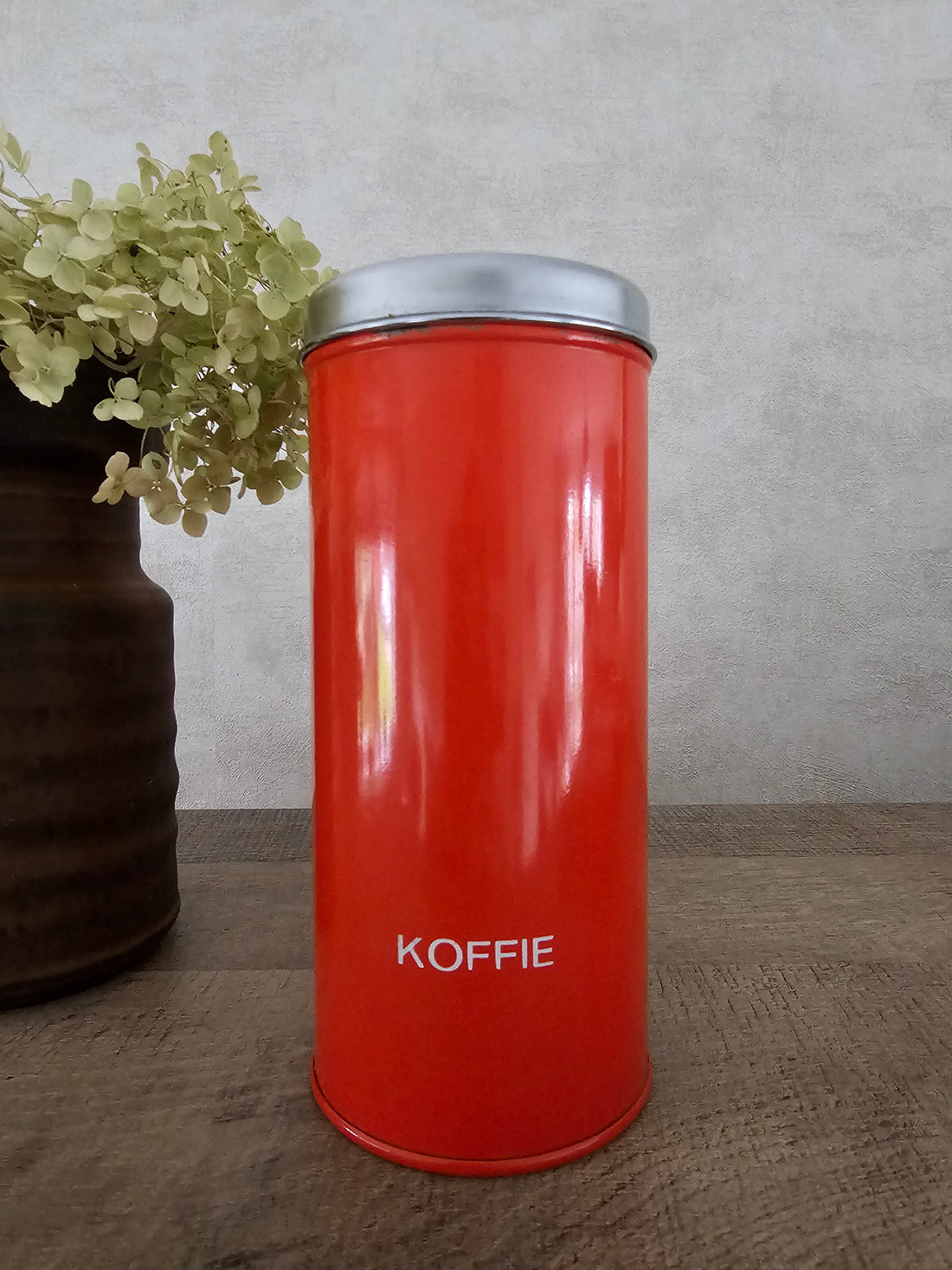 Brabantia oranje blik &quot;KOFFIE&quot;