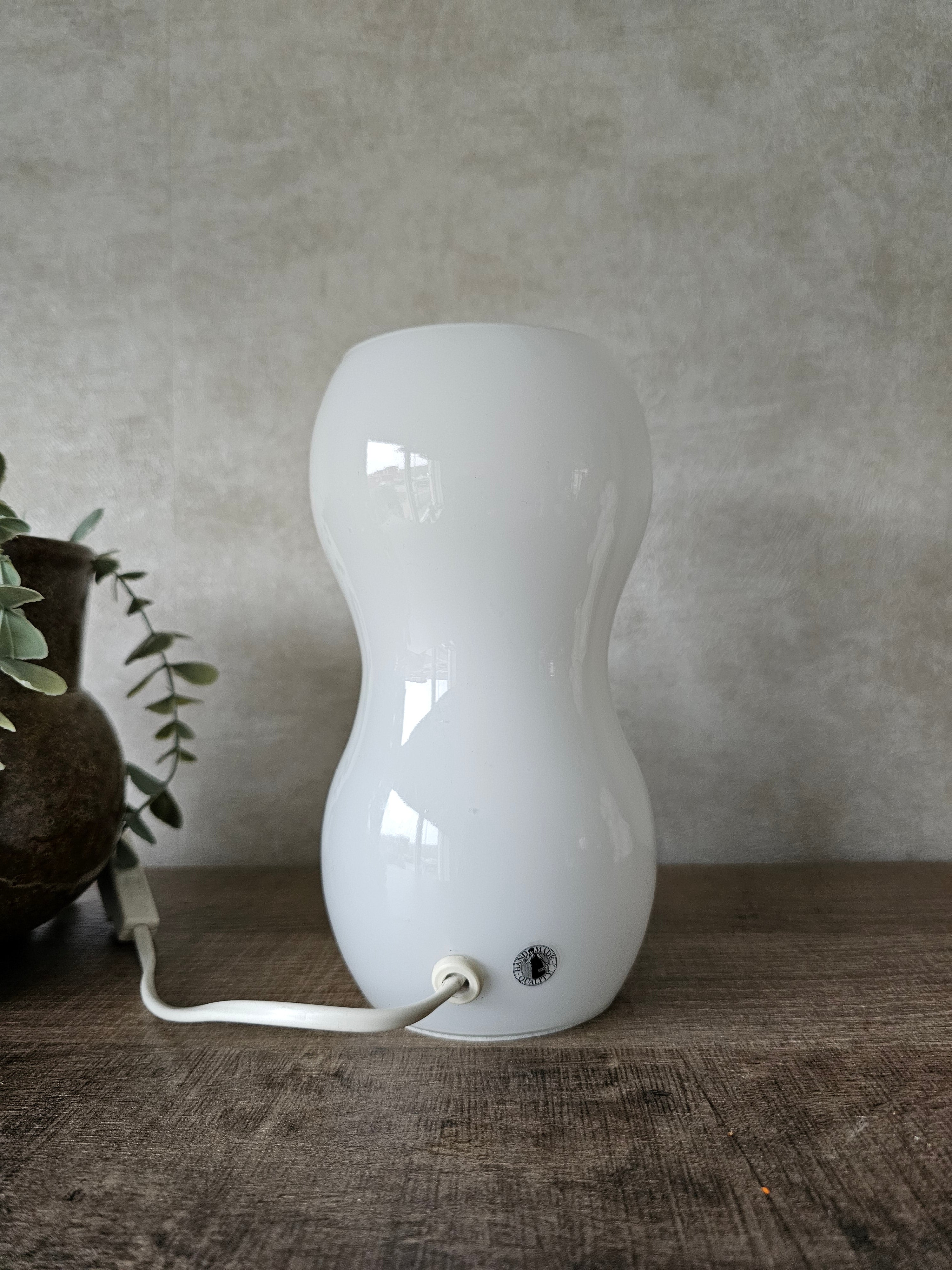 Ikea witte glazen lamp KVINTANT