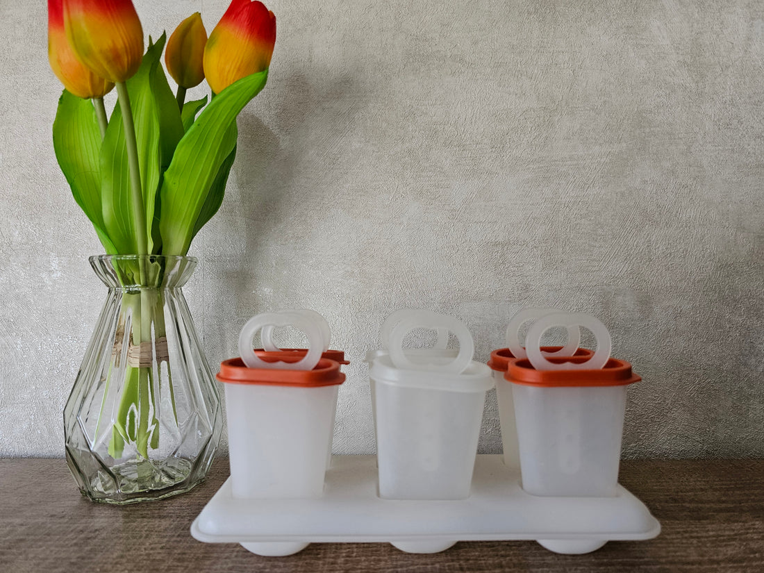 Tupperware ijslollies ijsvormpjes