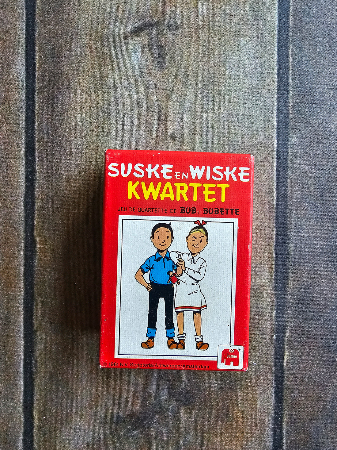 Jumbo Suske en Wiske kwartetspel 1981