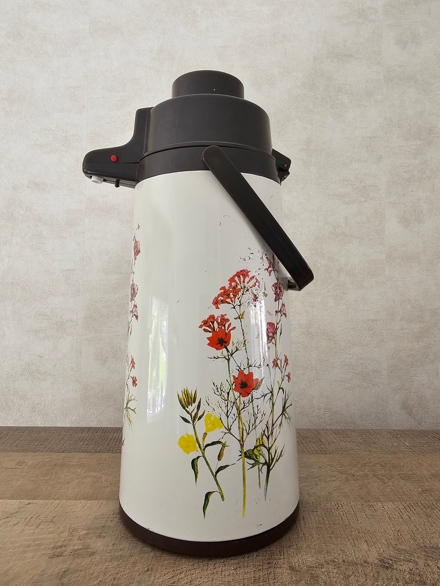 Thermos Fles Koffiepot Met Handvat Food Grade Geïsoleerde Waterketel Metalen Vac Thermos Fles Koffiepot Met Handvat Food Grade Geïsoleerde Waterketel Metalen Vac