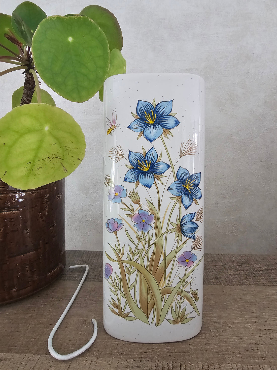 Wildflower radiatorbakje blauwe bloemen