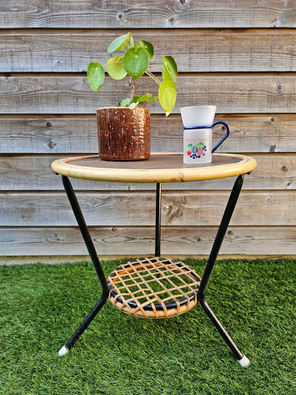 Rohe rotan ronde (bijzet) tafel