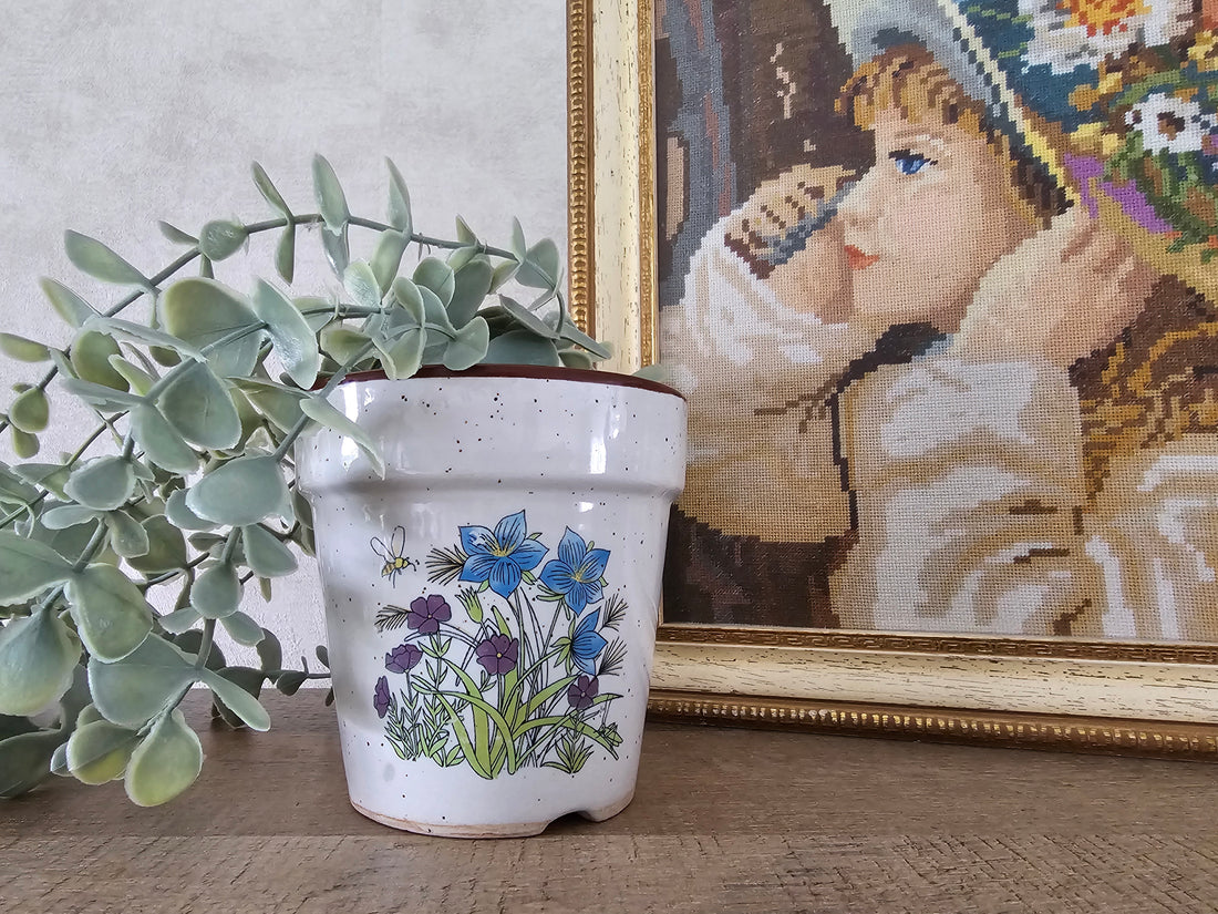 Wildflower bloempot blauwe bloemen