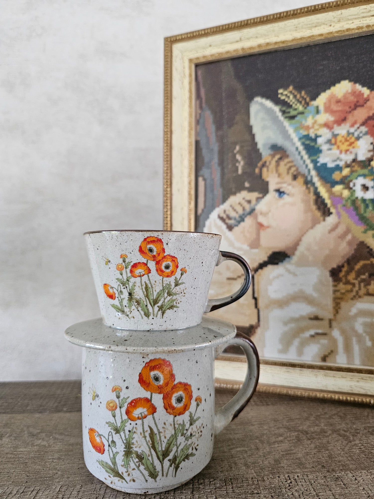 Wildflower koffie beker + koffiefilter houder