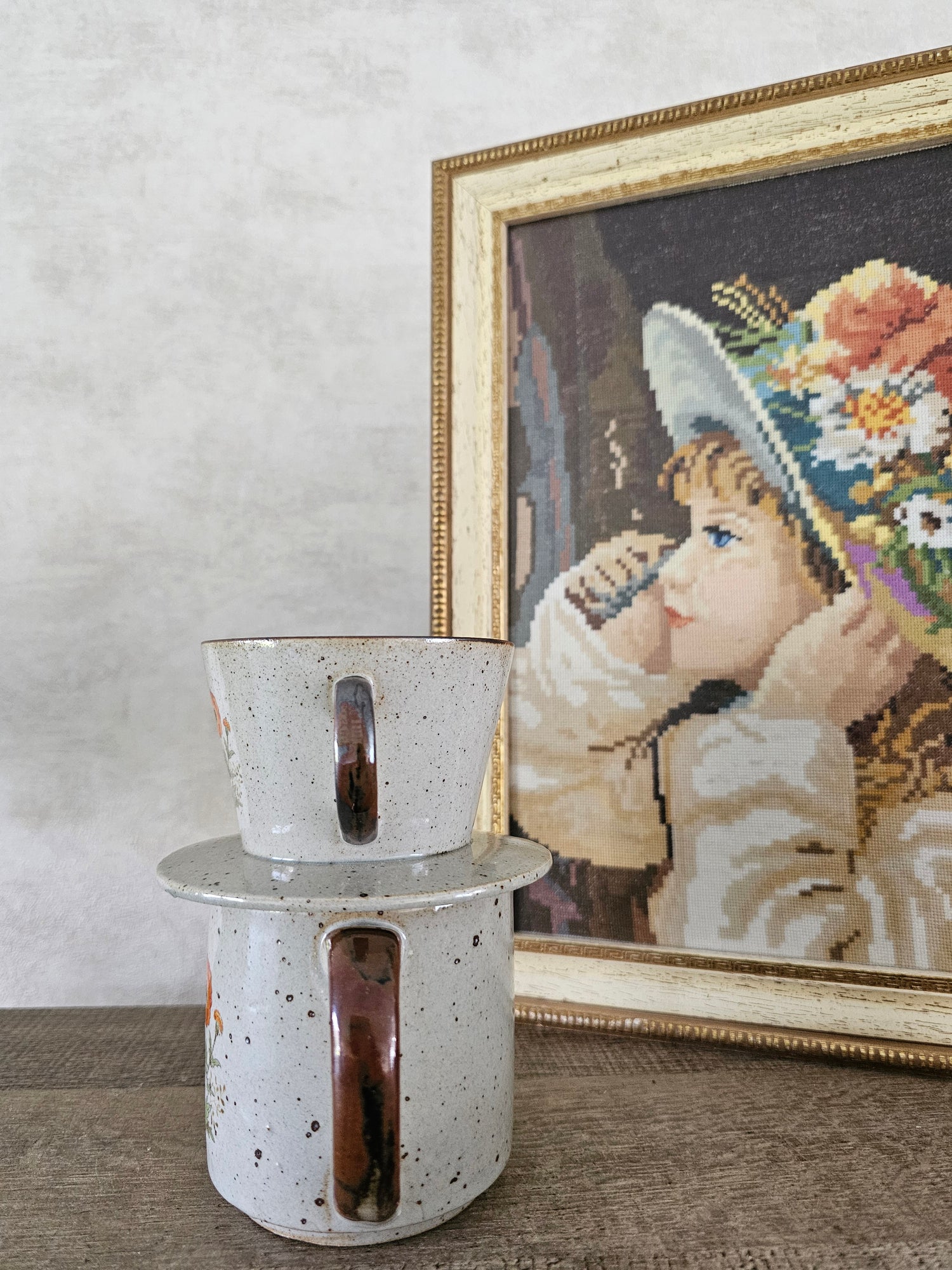 Wildflower koffie beker + koffiefilter houder