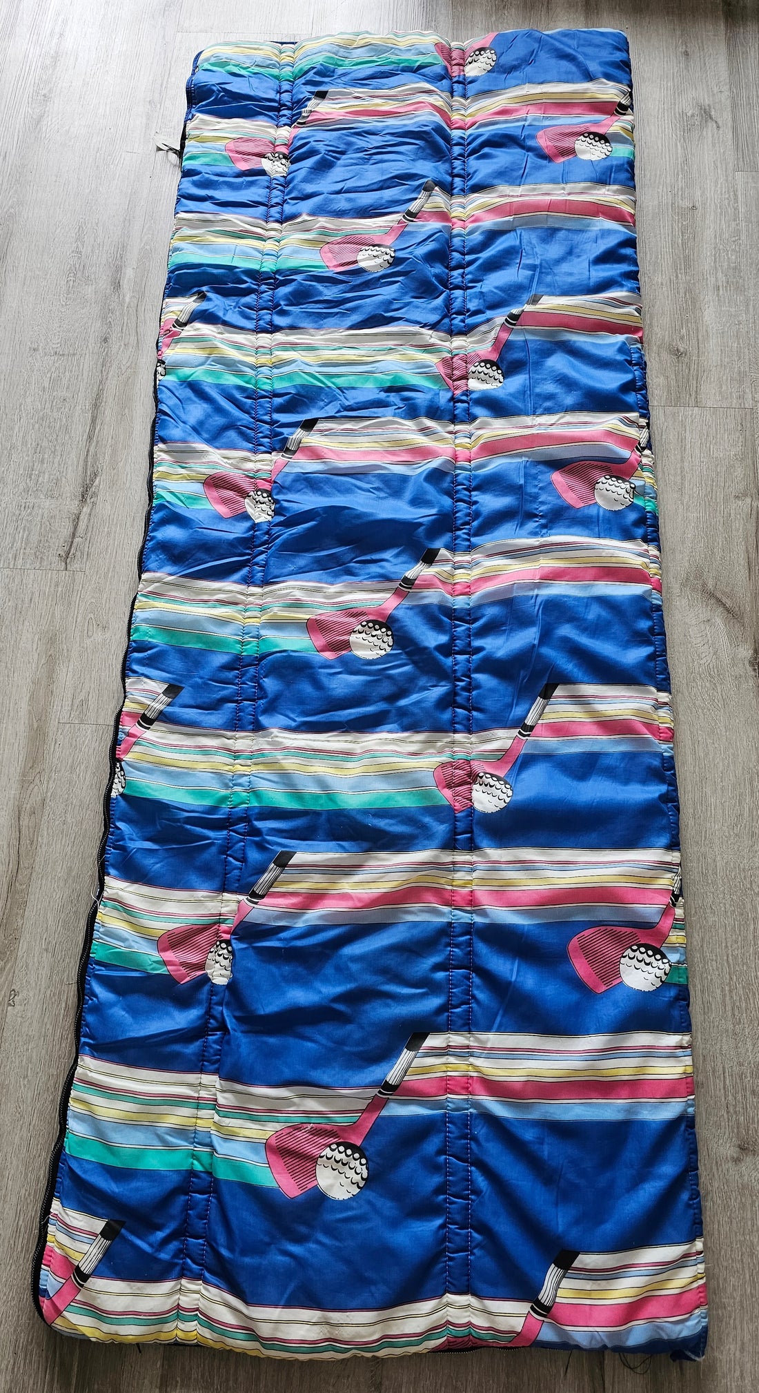 Vintage slaapzak "golf"