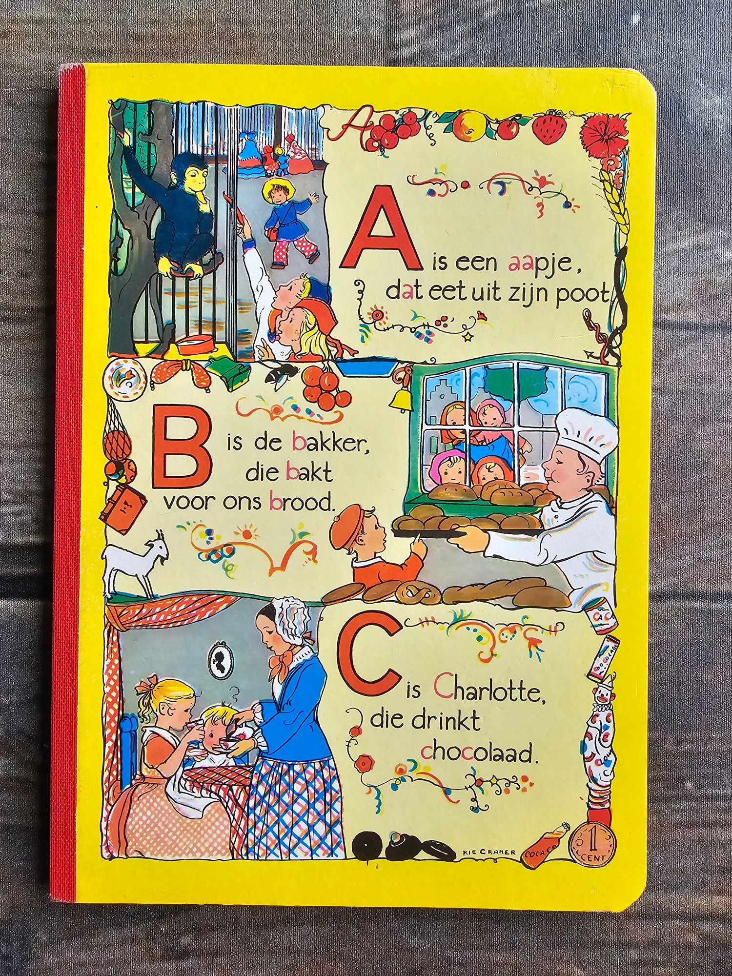 Rie Cramer ABC alfabet boekje