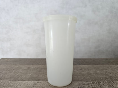 Vintage Tupperware bekers (pastel) met deksel