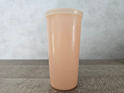 Vintage Tupperware bekers (pastel) met deksel