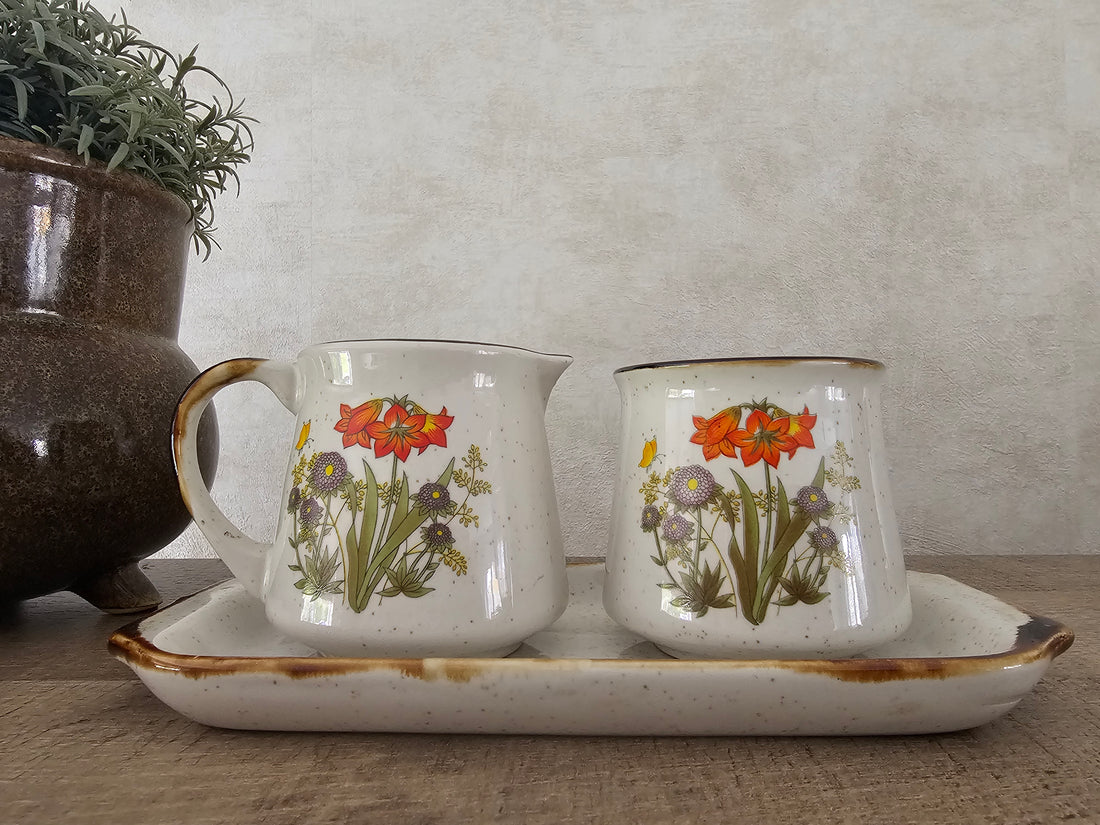 Wildflower roomstel suiker & melk rode bloemen