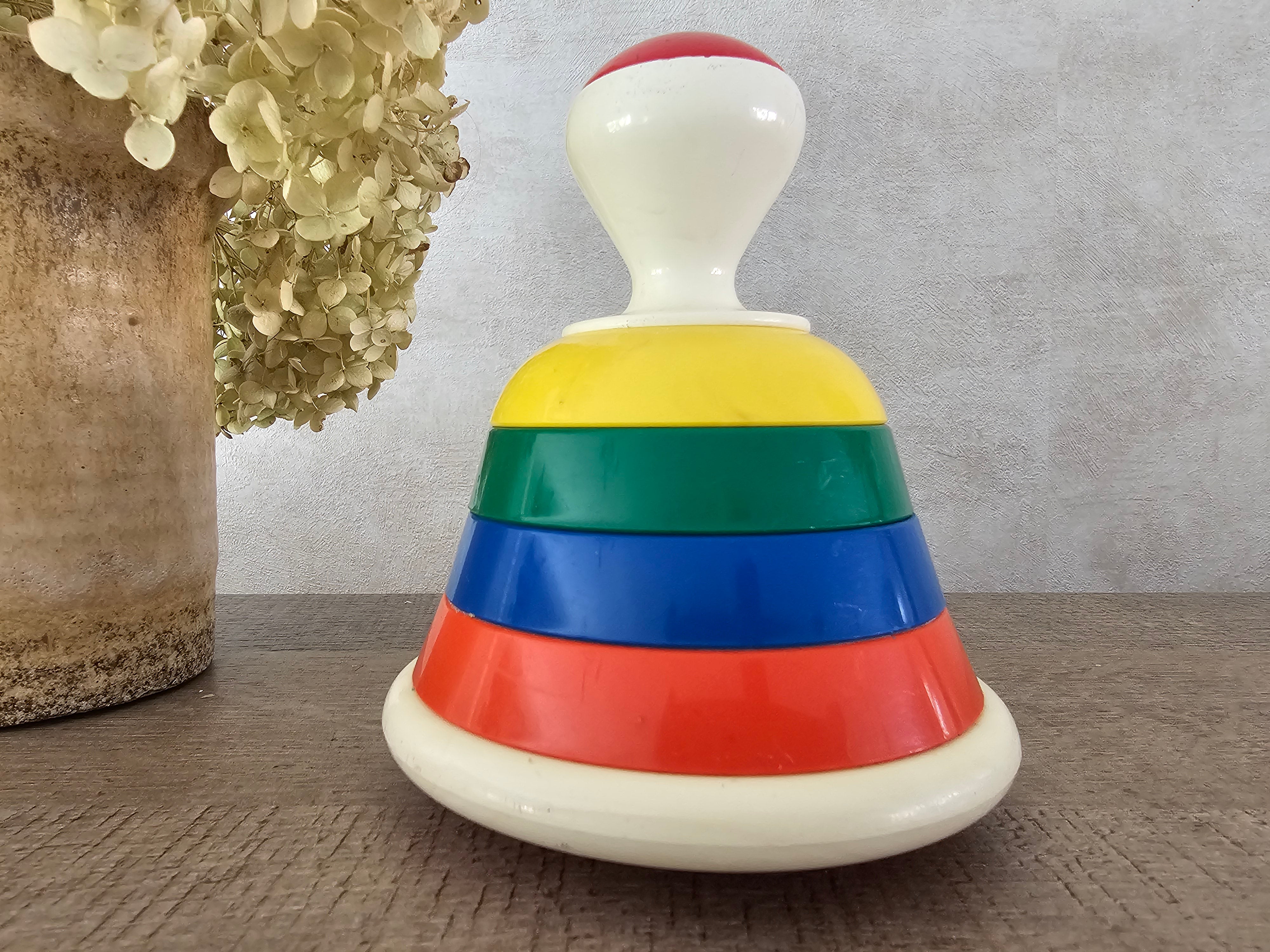 Lot De 3 Jouets Vintage AMBI TOYS ROTA-RATTLE JINGLERS - Années 70 - Neufs Avec Boîte D'origine
