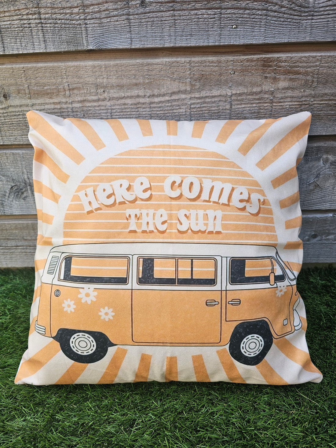 Kussenhoes "here comes the sun"