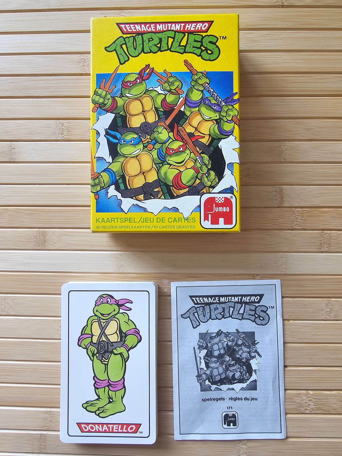 Kaartspel jaren 90 Teenage Mutant Hero Turtles