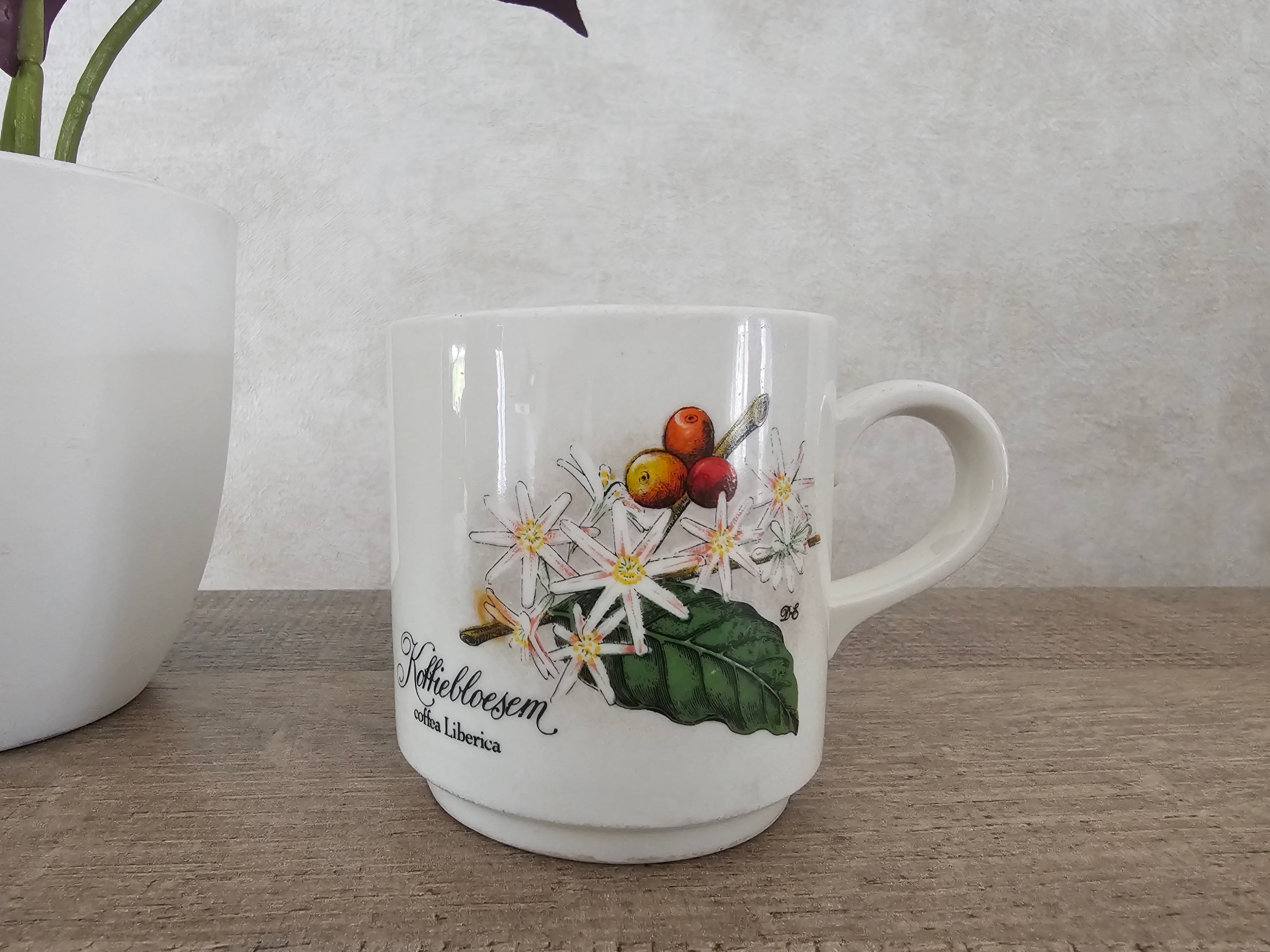 Villeroy Boch Douwe Egberts koffie mokken Botanica — koffiebloesem