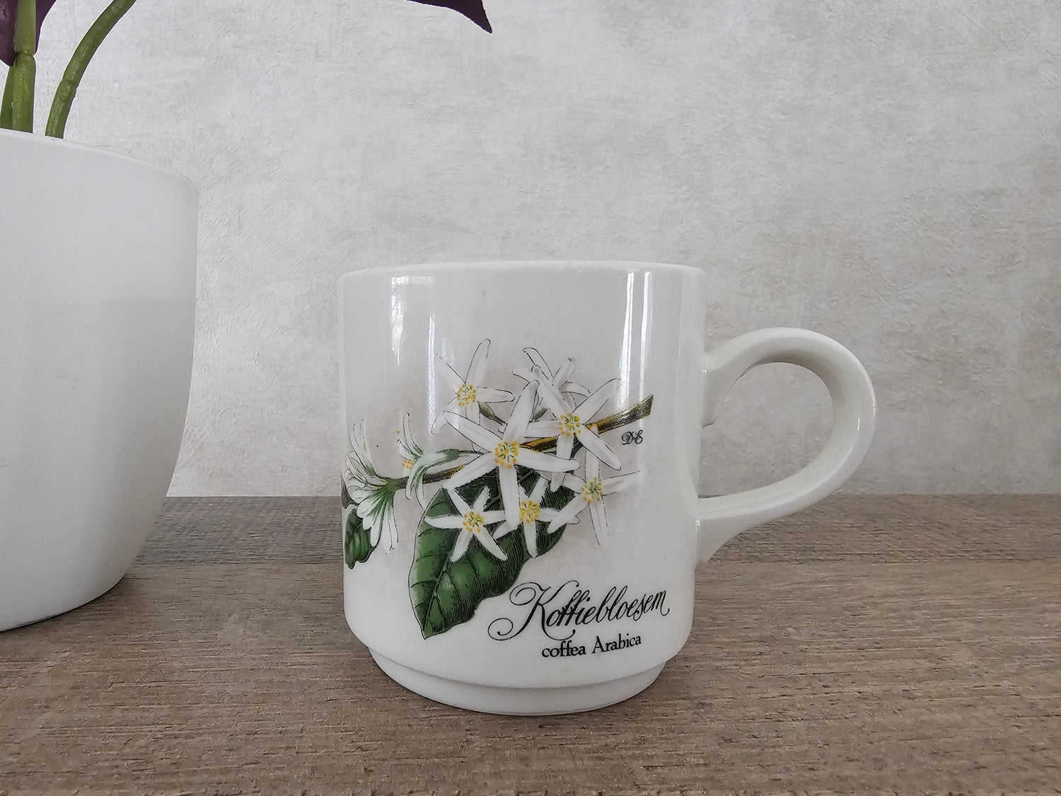 Villeroy Boch Douwe Egberts koffie mokken Botanica — koffiebloesem