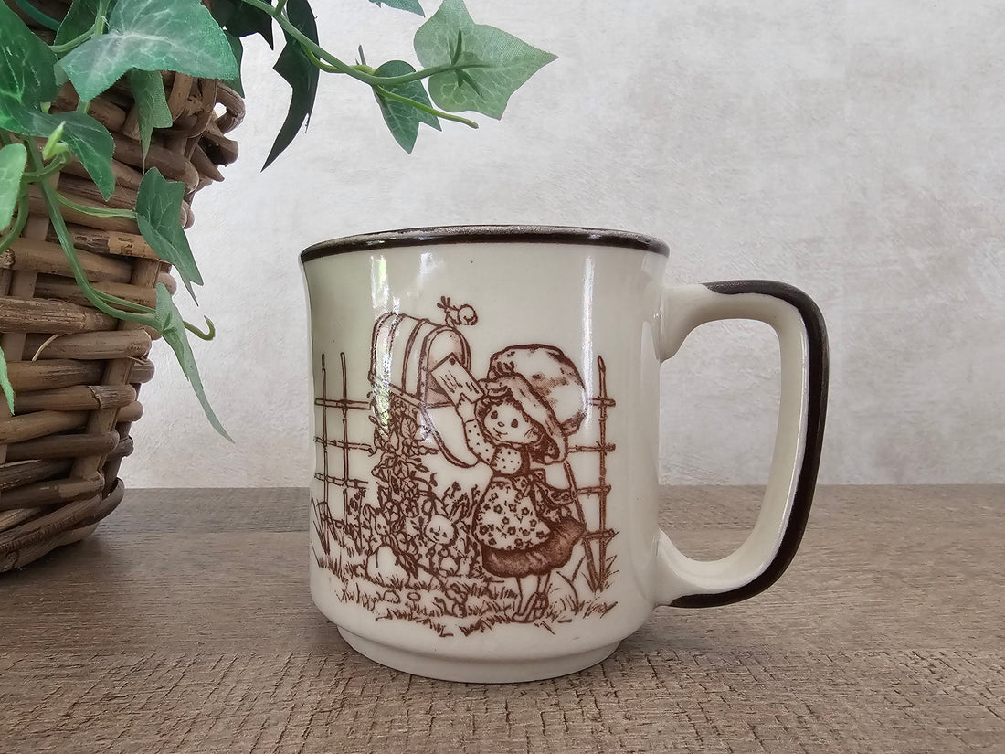 Strawberry shortcake beker "a letter"