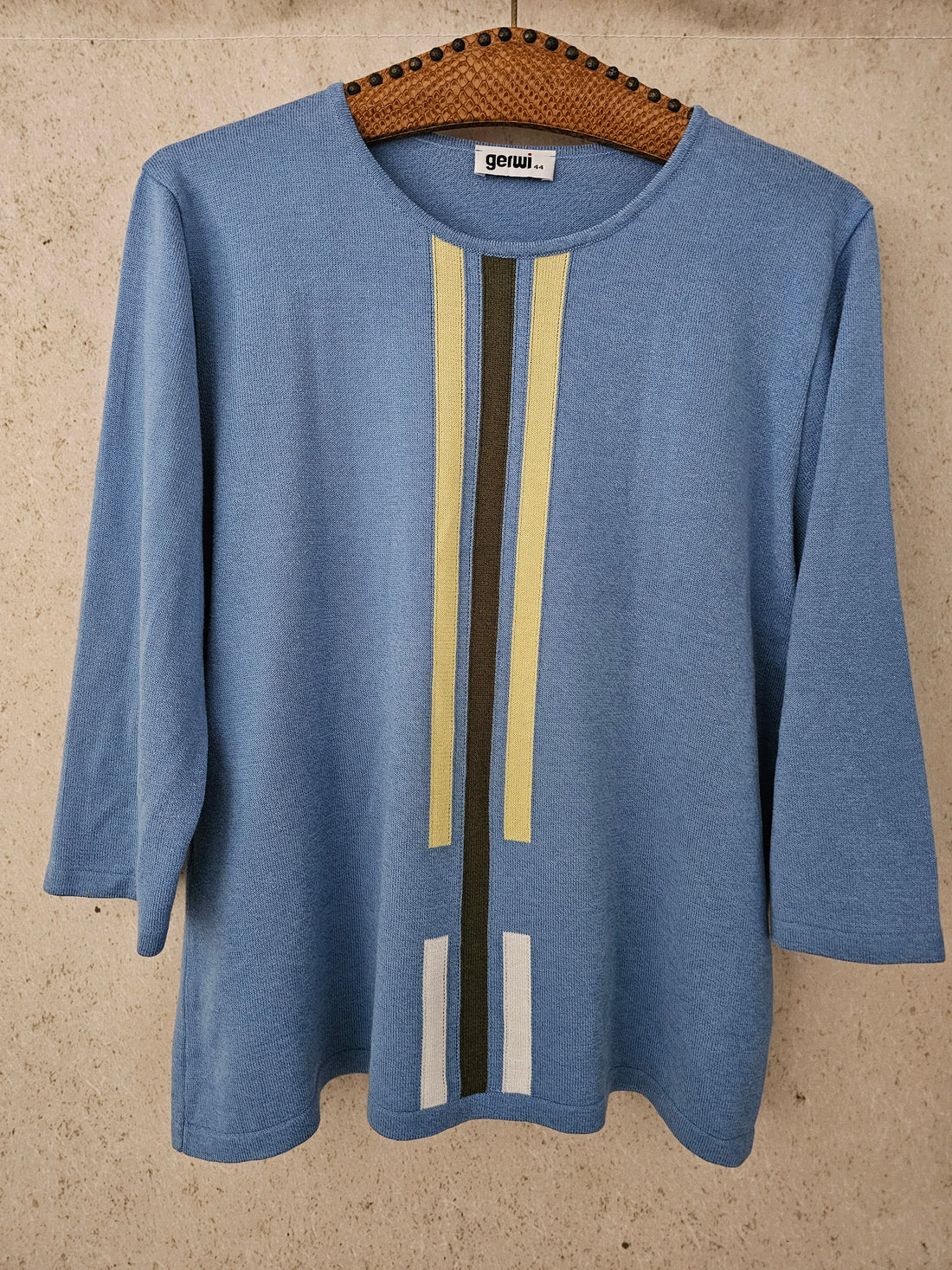 Vintage blauwe trui Gerwi