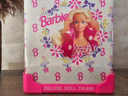 Barbie roze koffer deluxe doll trunk