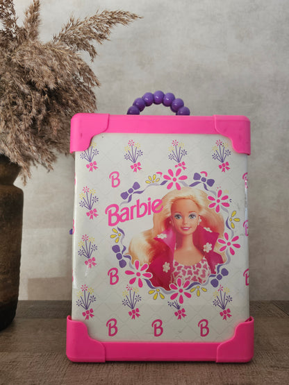 Barbie roze koffer deluxe doll trunk