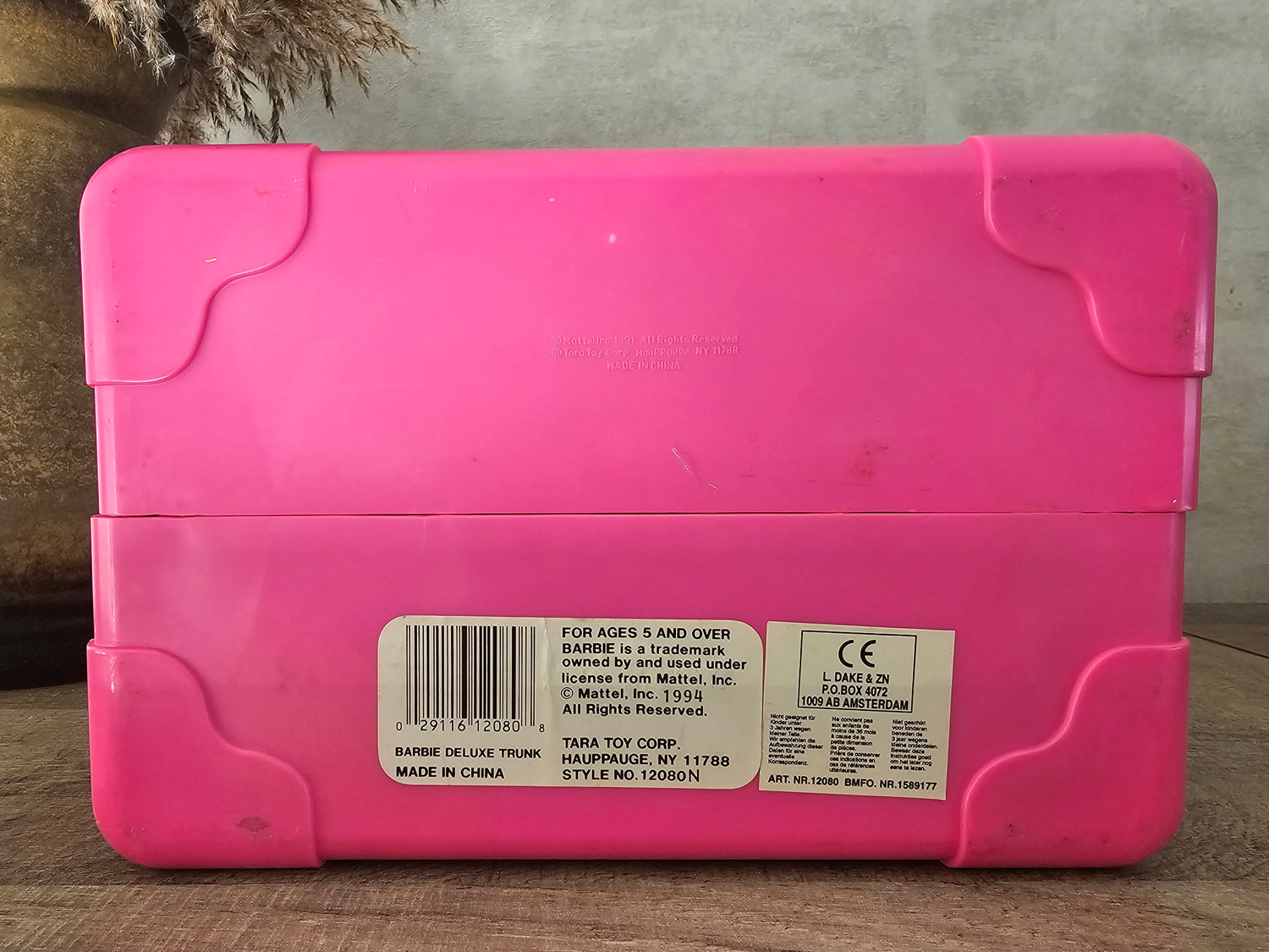 Barbie roze koffer deluxe doll trunk