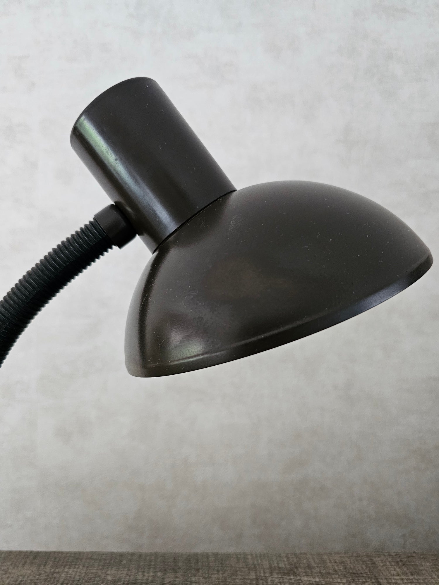 Bureaulamp bruin metaal