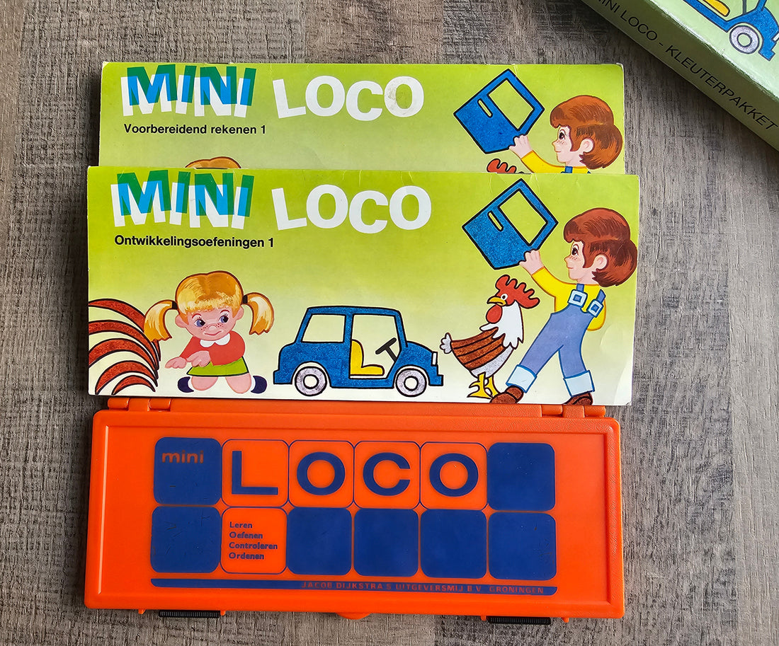 Mini loco kleuterpakket rekenen + ontwikkelingsoefeningen