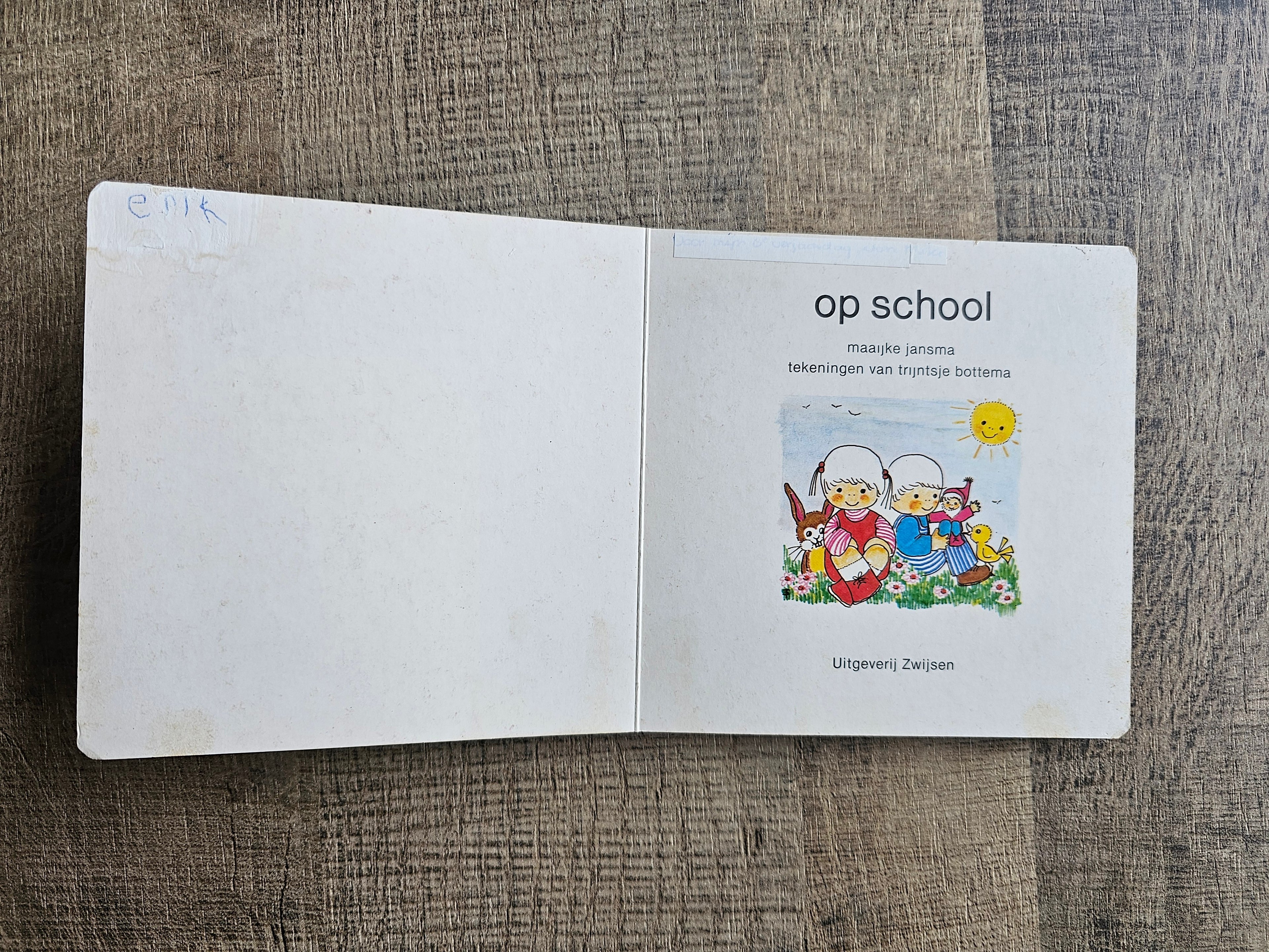 Botjes boek nr 1 op school