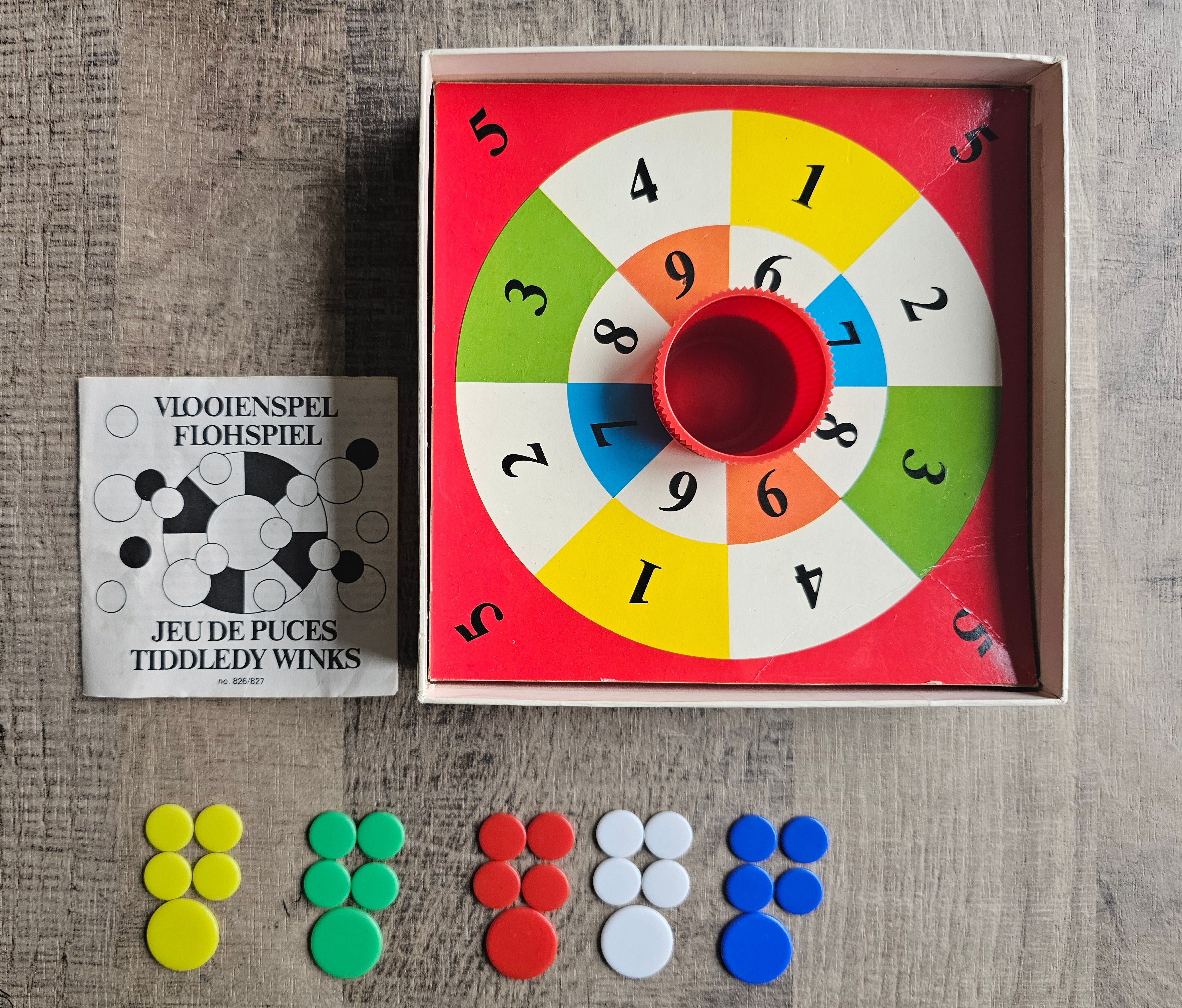 Papita vlooienspel vintage spel 1975