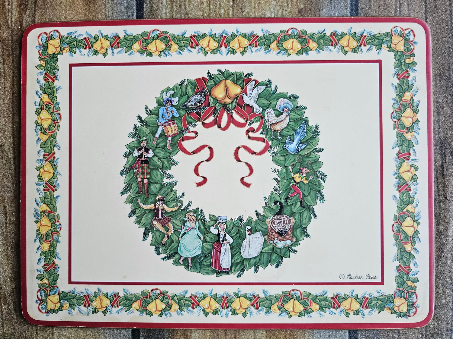 Vintage PIMPERNEL kerst placemats - Marlene Moore