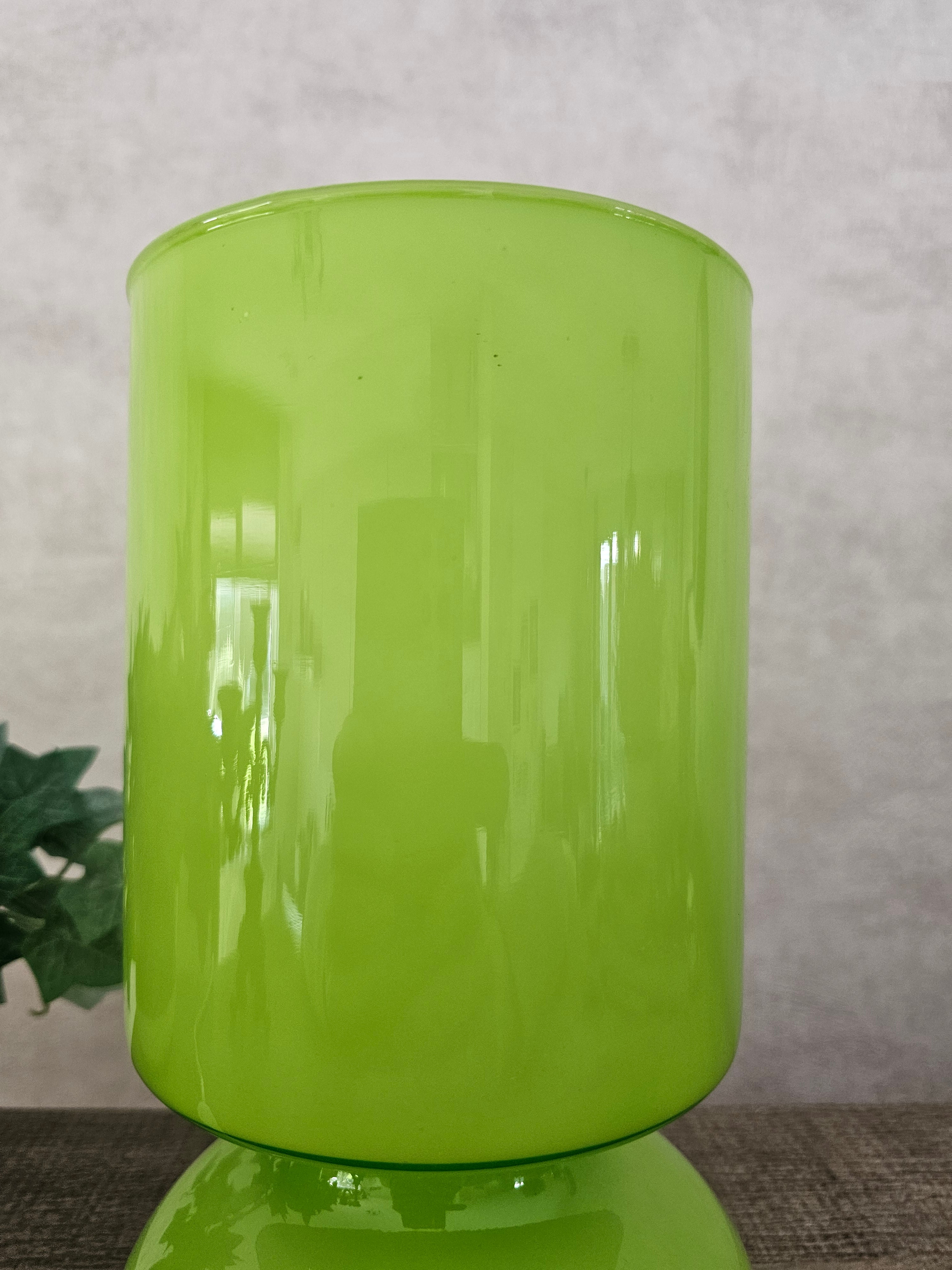 Ikea Lykta glazen lamp groen