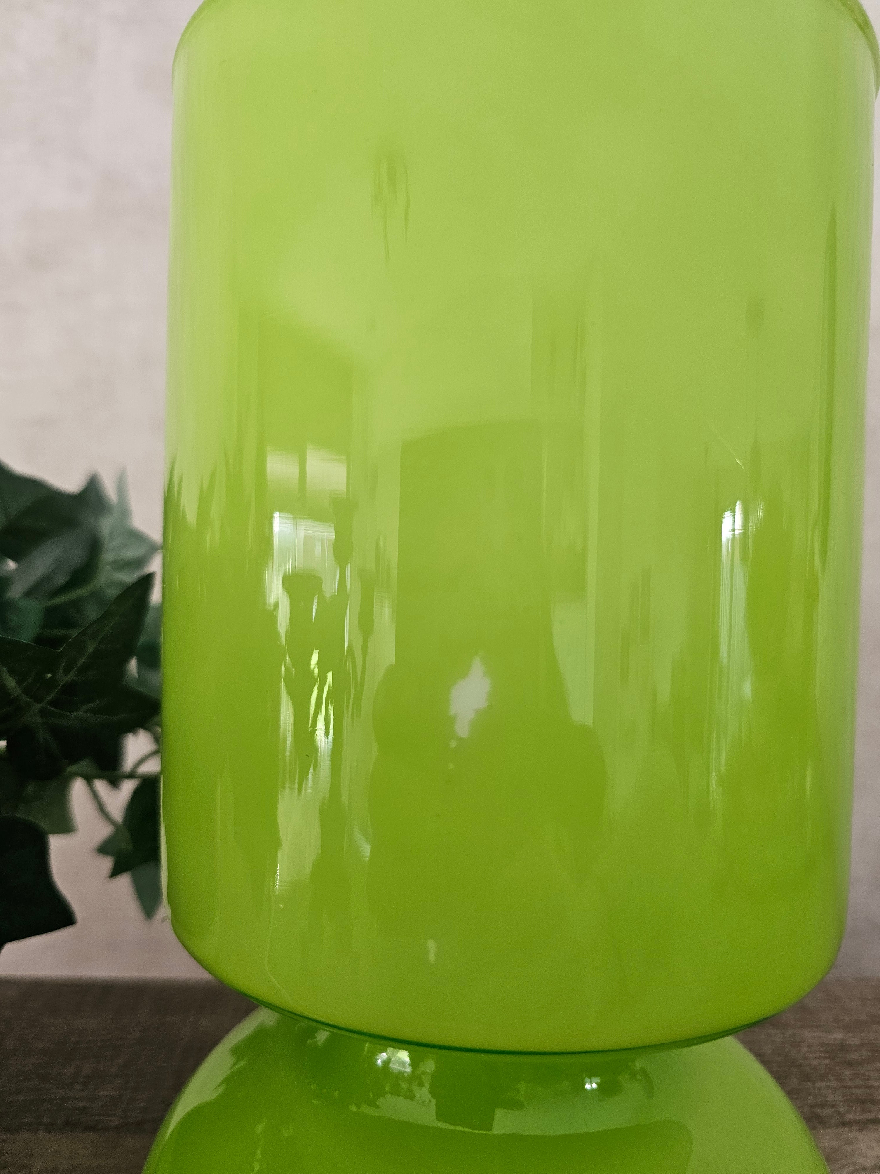 Ikea Lykta glazen lamp groen