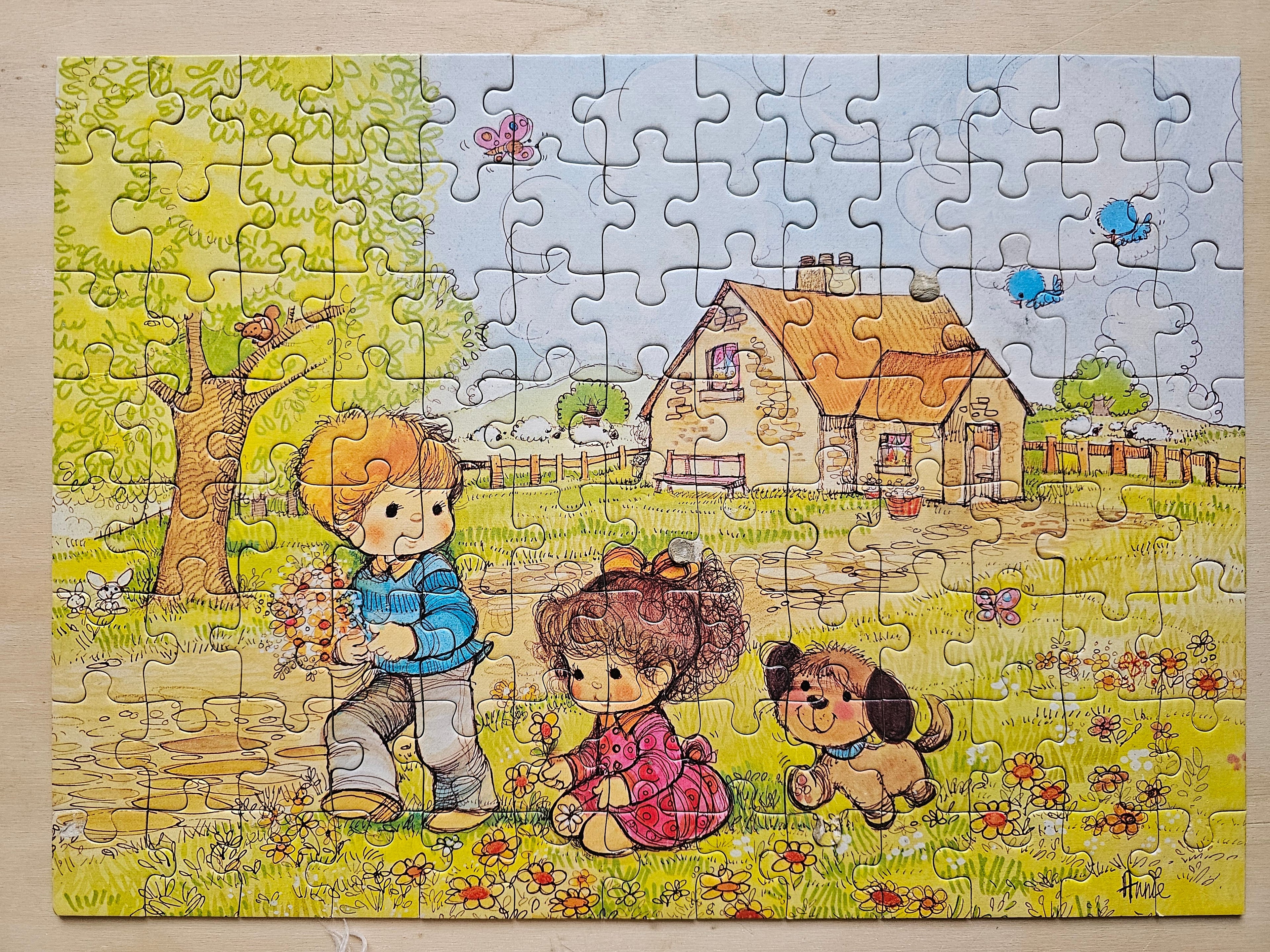 Ravensburger 1963 Otto Maier Wandeling in de zomer