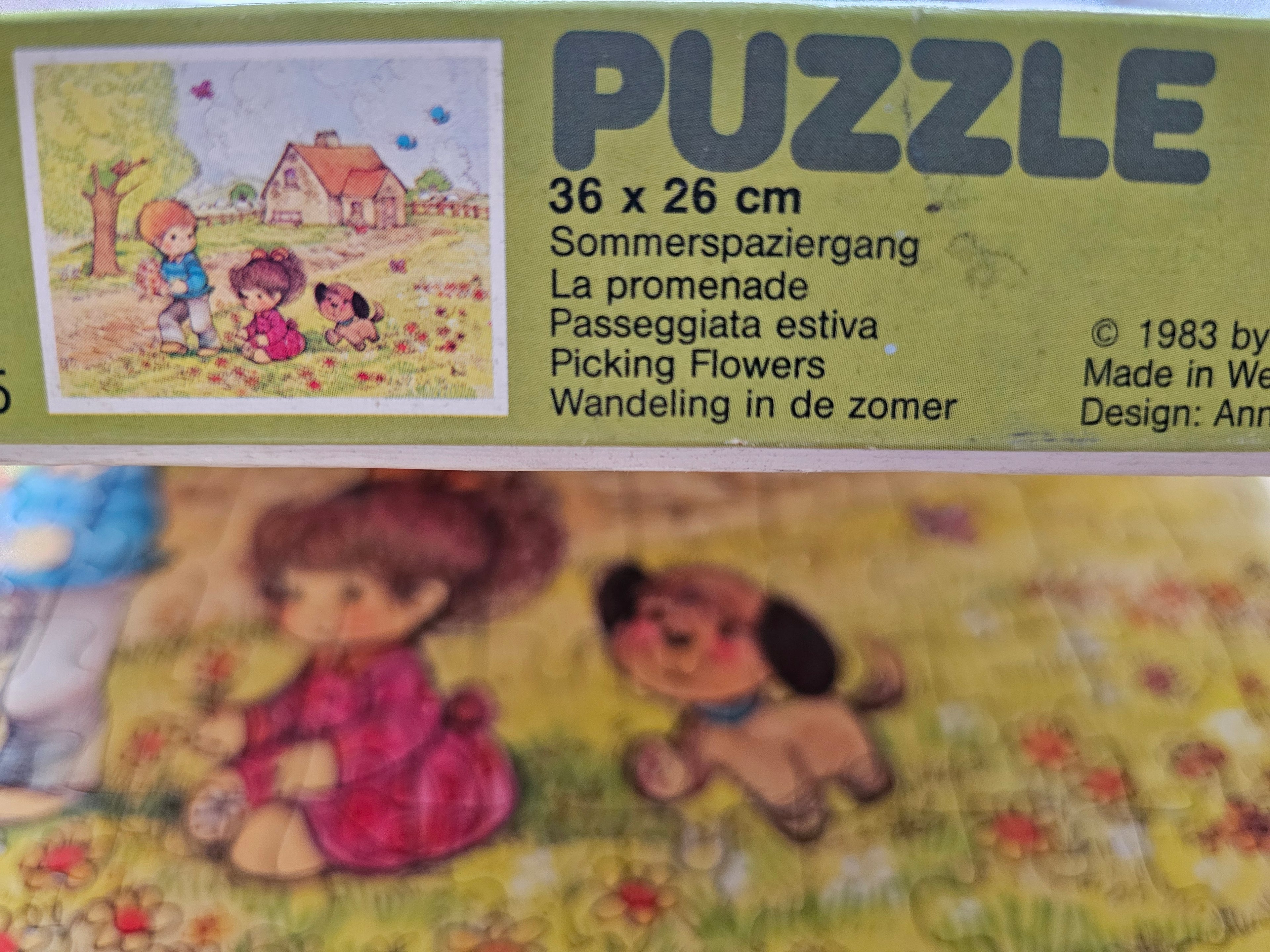 Ravensburger 1963 Otto Maier Wandeling in de zomer