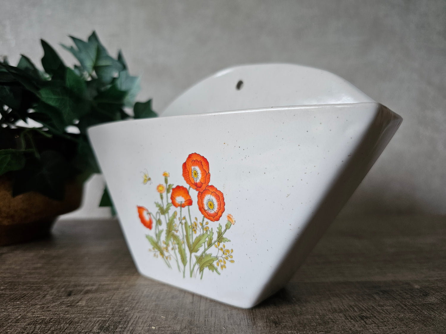 Wildflower koffiefilter houder rode bloemen