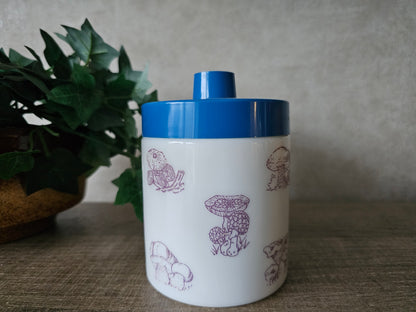 Opaline vintage voorraad pot blauw