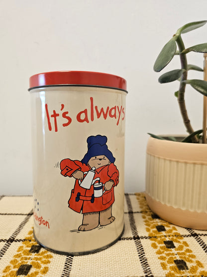 Paddington blik &quot;always time for coffee&quot;