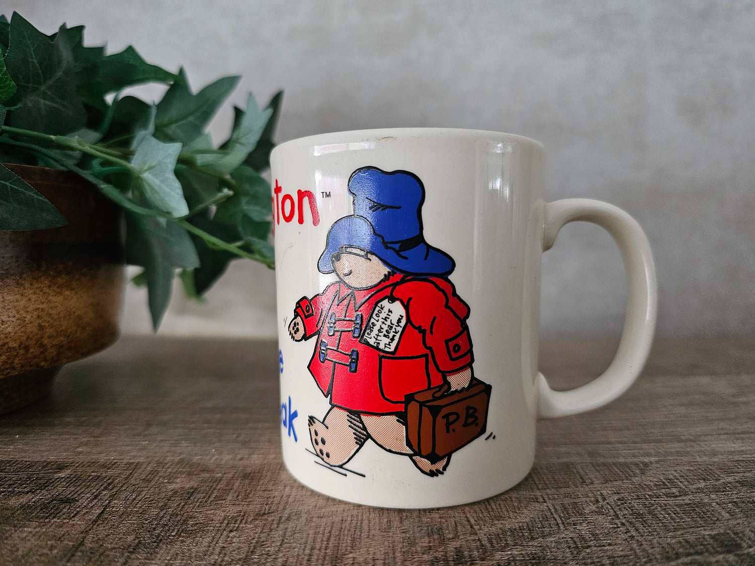 Douwe Egberts Paddington beer &quot;Take a break&quot; beker