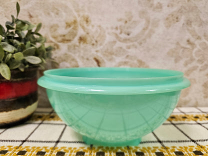 Tupperware vintage mintgroen vergiet