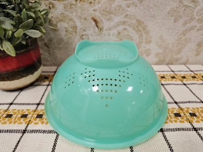 Tupperware vintage mintgroen vergiet