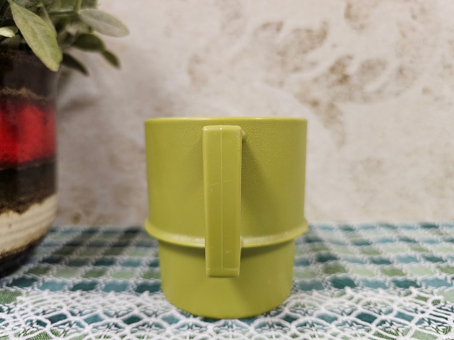 Tupperware beker groen