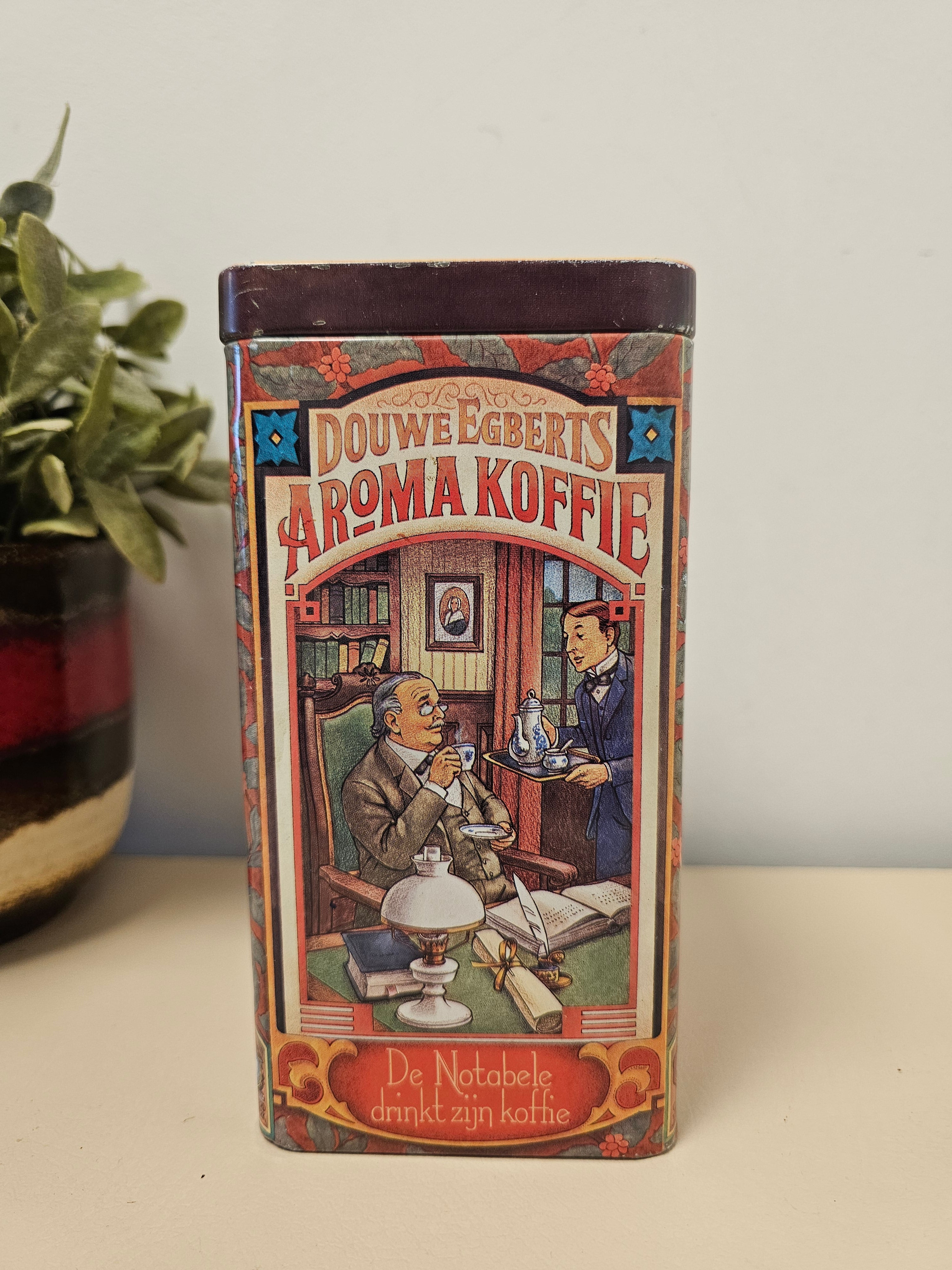 Vintage Douwe Egberts koffie blik