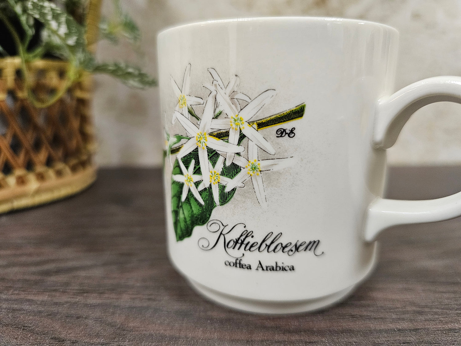 Villeroy Boch Douwe Egberts koffie mok Arabica koffie bloesem